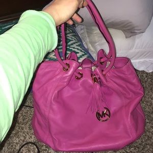 Pink Michael Kors bag